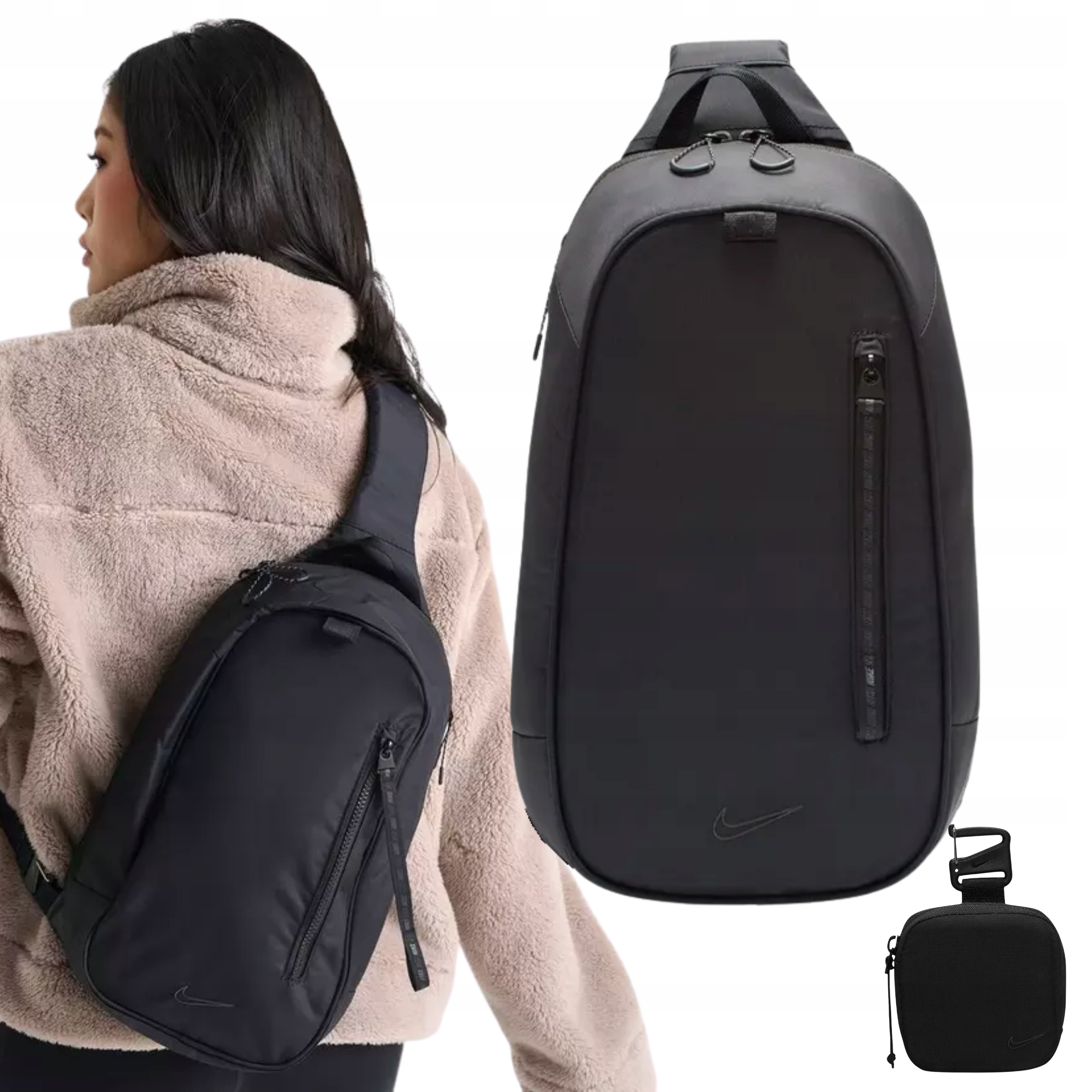 Batoh na jedno rameno Nike Sportswear Commute Sling 8L městský černý