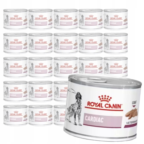 Levně Royal Canin Veterinary Vhn Dog Cardiac Loaf 24x200g Vlhké Krmivo Psí paštika