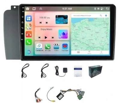 Gps Rádio Android Volvo XC70 S60 V70 2005-2009 Carplay Wifi Usb 6GB 128GB