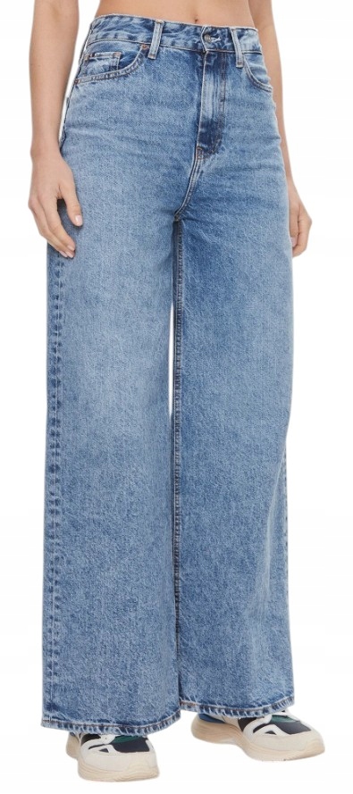 Dámské široké džíny Tommy Hilfiger Wide Leg Hw Joey Velikost 25/28