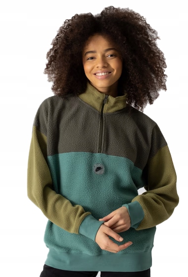 Dámská Sportovní Mikina Nike Sportswear se zipem 1/4 Volný střih DZ4612-361 M