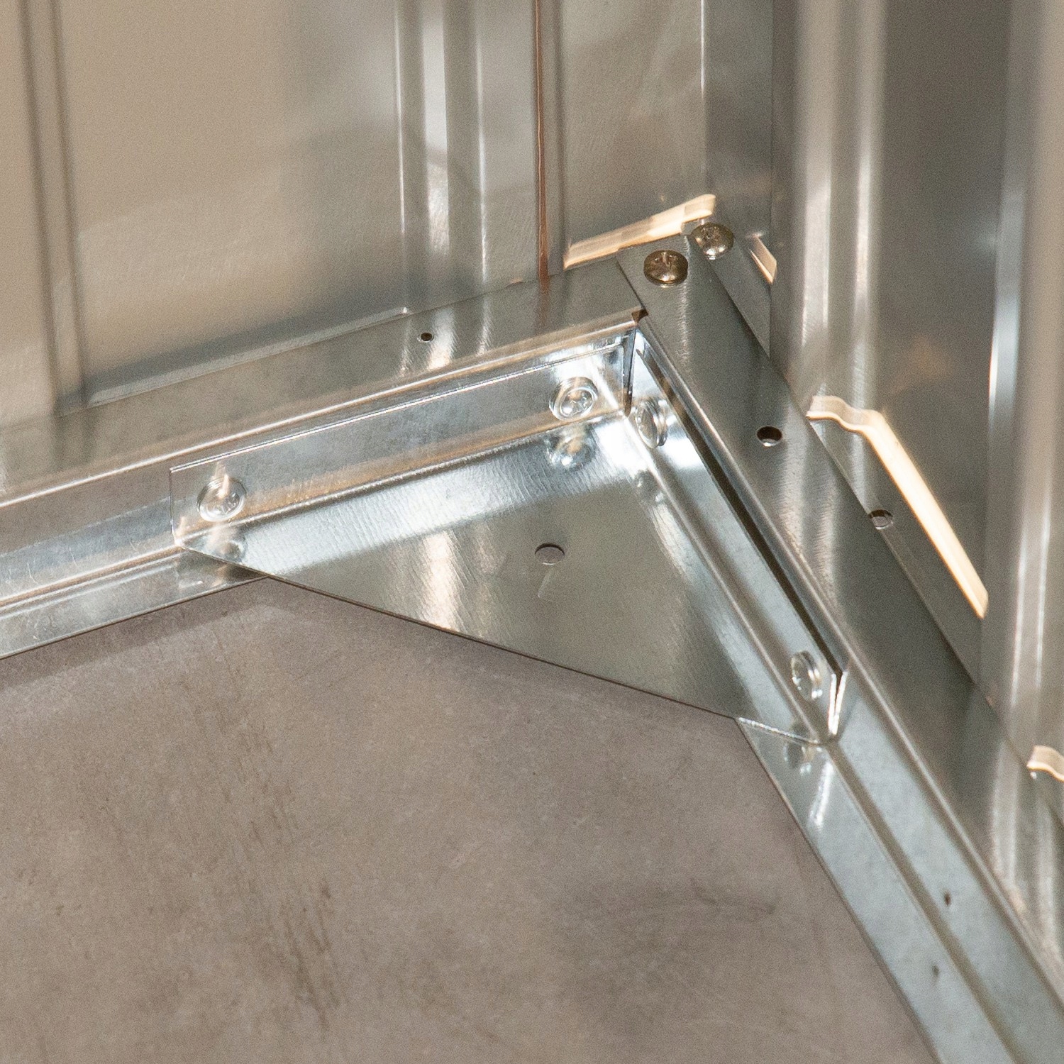 Domek narzędziowy ogrodowy - metalowy - Betula - 172x259x229 Materiał wykonania inny materiał