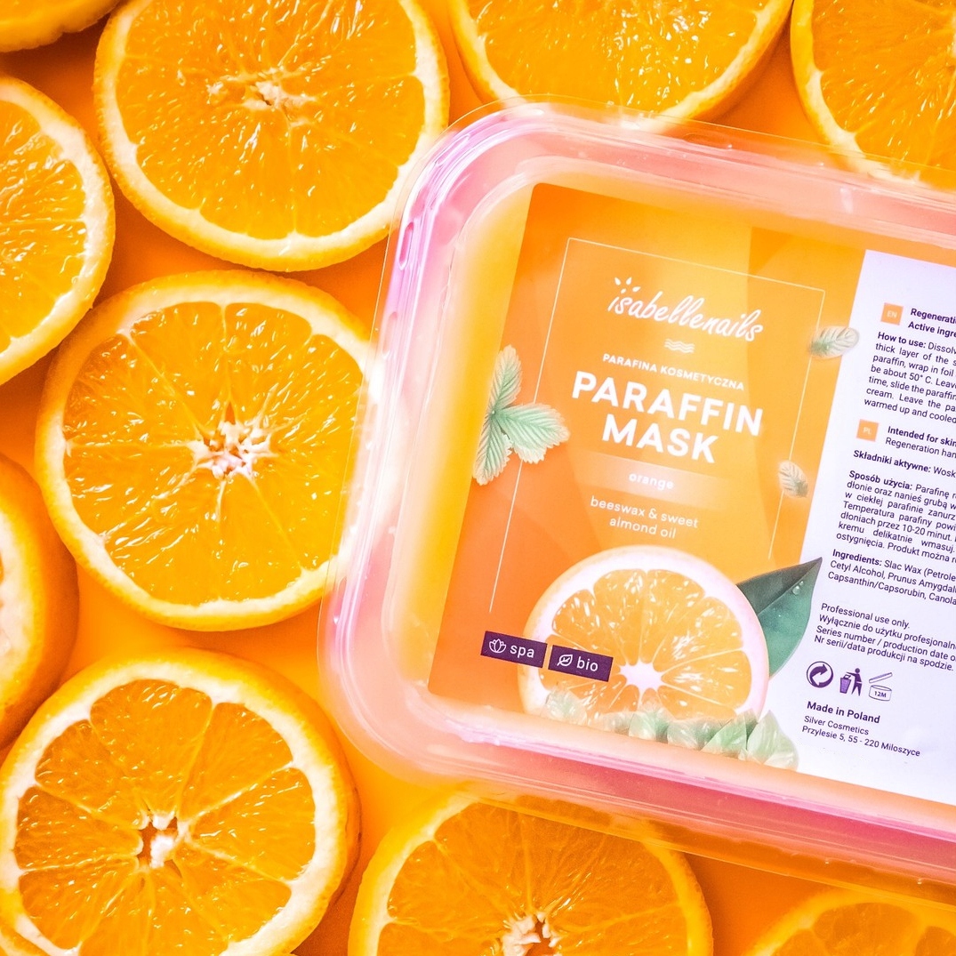 Parafina Kosmetyczna do Rąk i Stóp Isabellenails Pomarańczowa 500ml EAN (GTIN) 5903661904272
