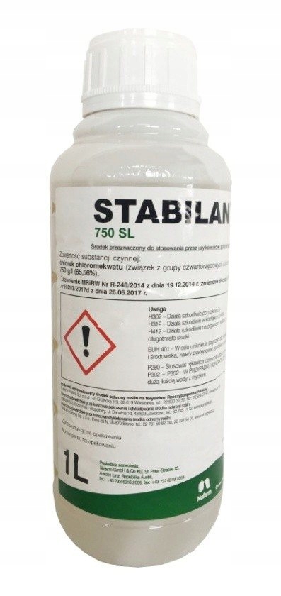

Stabilan 1l regulator wzrostu na rzepak zboże CCC