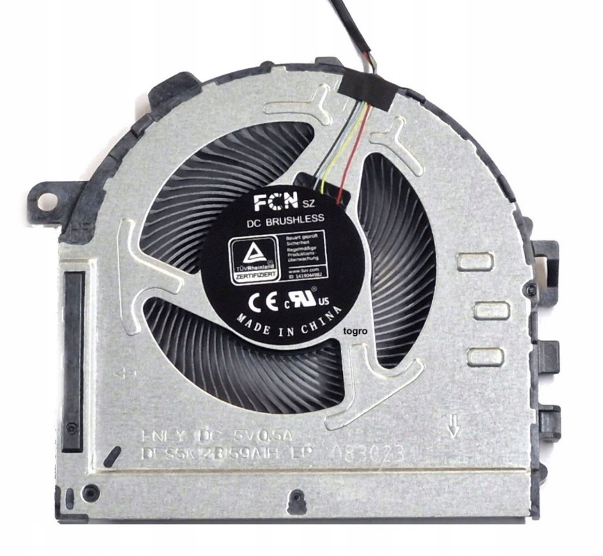 PRAWY WENTYLATOR GPU DO LAPTOPA LENOVO IDEAPAD GAMING 3-15ACH6 L+R