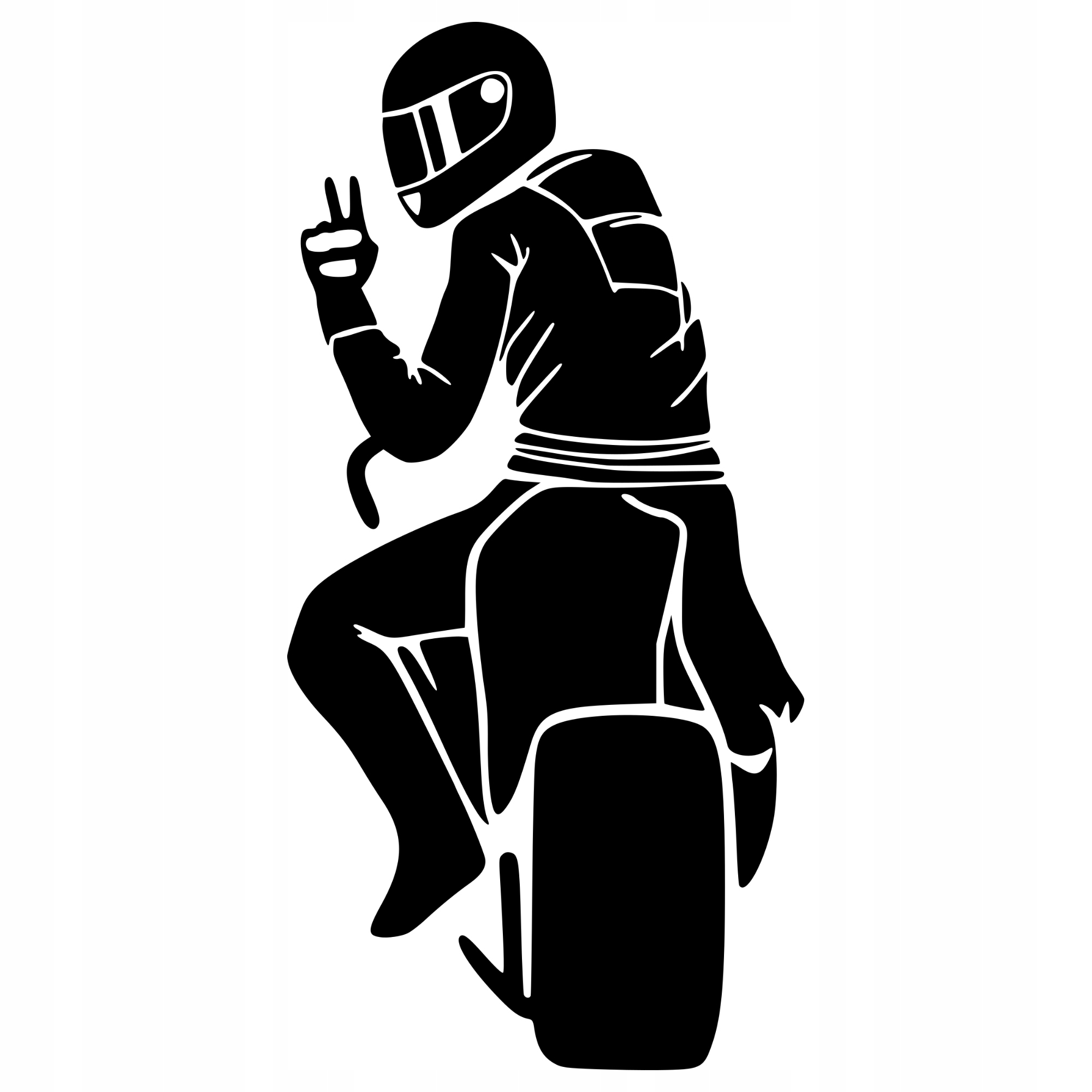 

Naklejka na samochód Respekt Bikers motocykl motor