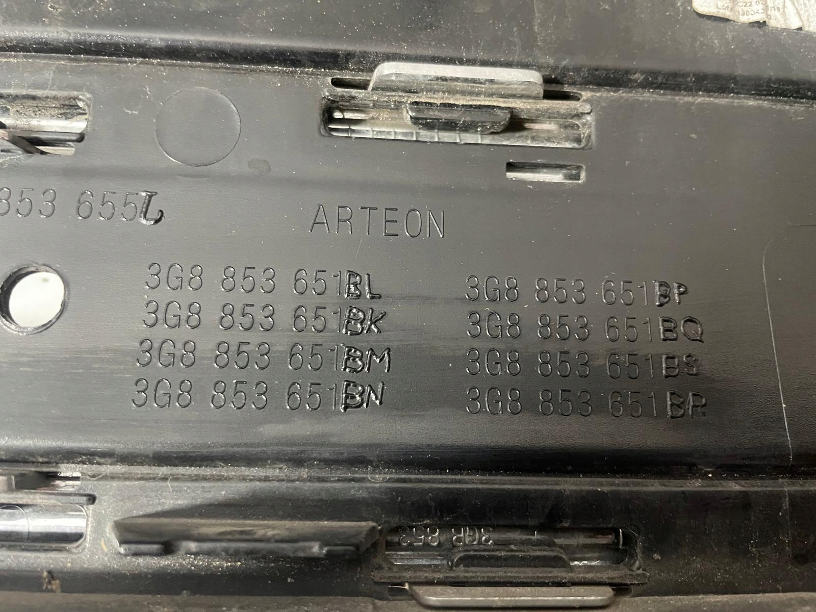 VW Arteon 3H Kühlergrill FRONTGRILL Kühlergitter 3G8853351 - Thumbnail 6