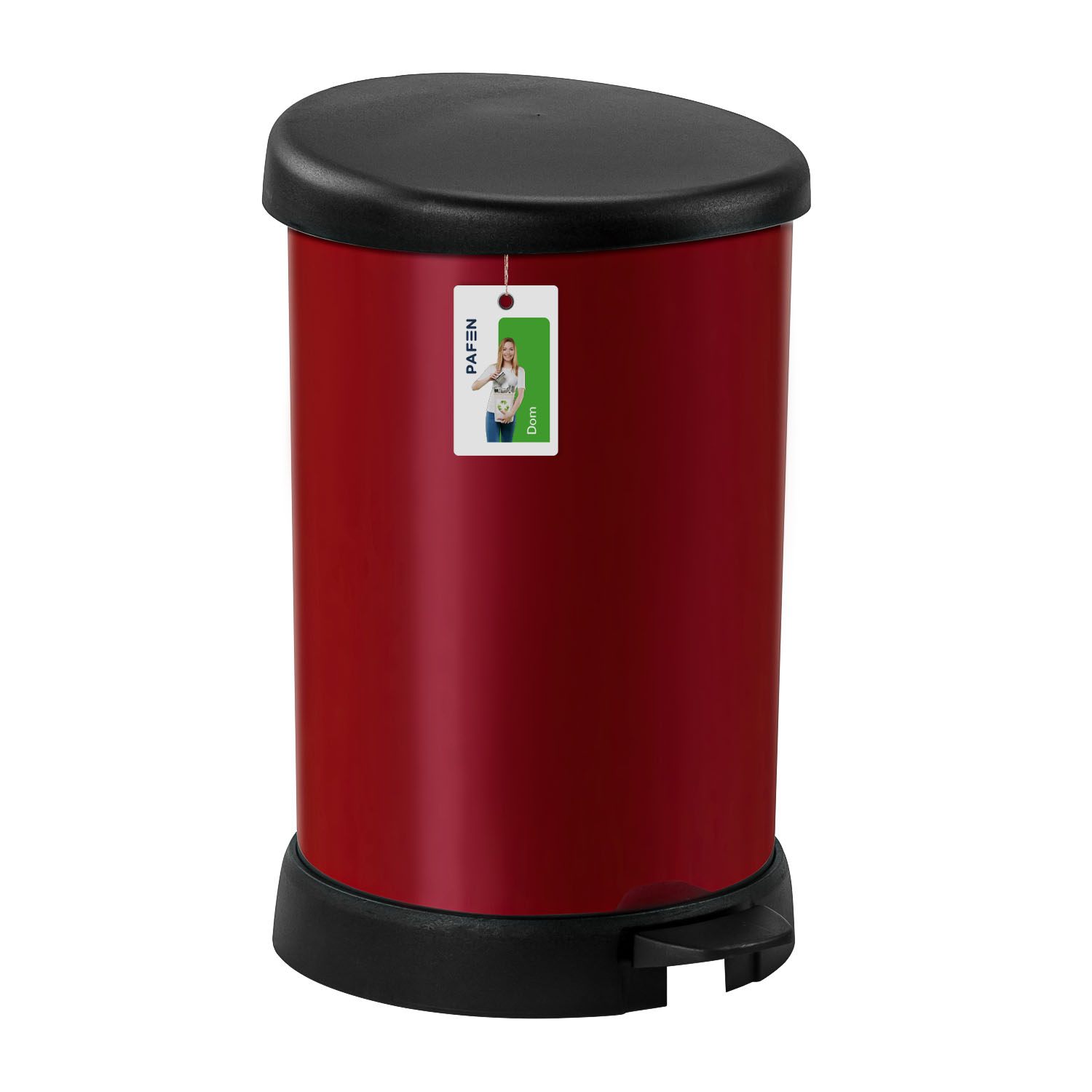 Kosz Delor 20 CZERWONY z wkładem i pedałem 13956901132 Allegro.pl