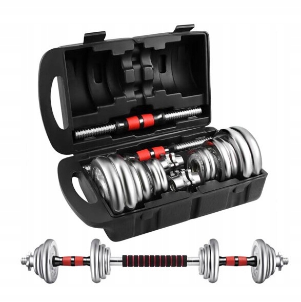 

Hantle Regulowane 2X7,5 Kg Chromowane Walizka 15KG