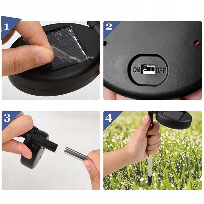 2x LAMPA SOLARNA OZDOBA OGRODOWA DMUCHAWCE 150 LED EAN (GTIN) 959089541105