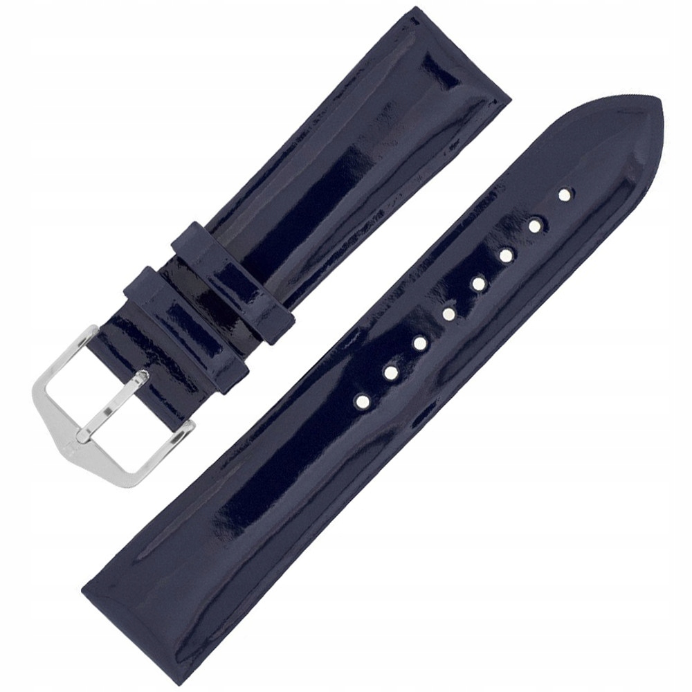 Pásek k hodinkám Hirsch 01536180-2-20 modrý 20 mm