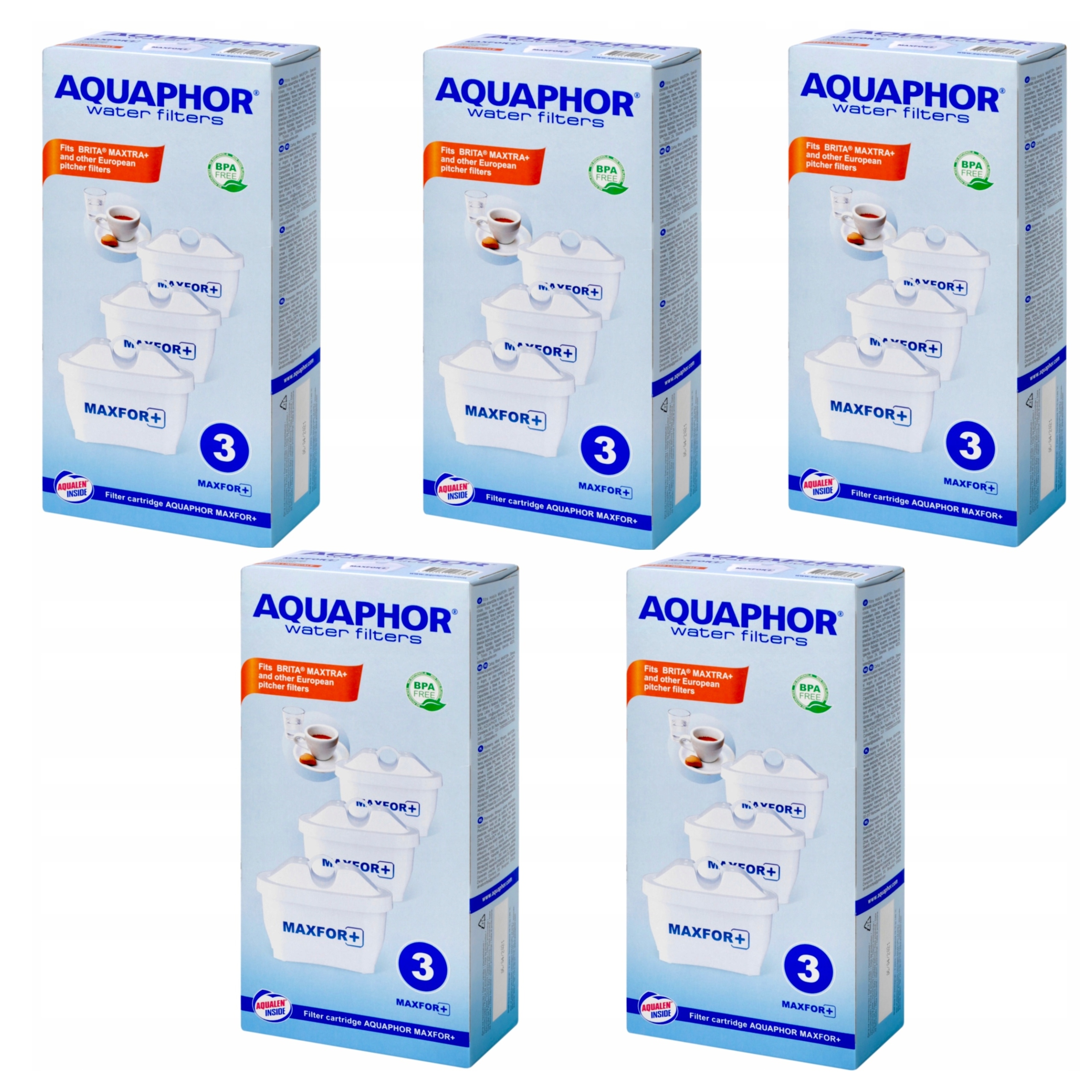 Filtrační vložka Aquaphor B25 Maxfor x 15 ks univerzální do konvice