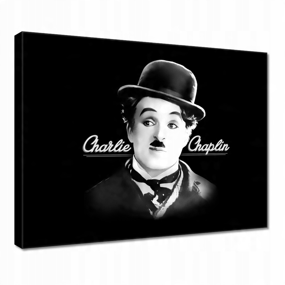 

Obraz 50x40 Charlie Chaplin Kapelusz