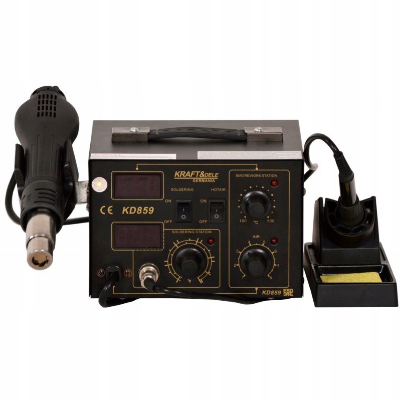 Svařovač Plastů Svařovač 3V1 4 Trysky 700W Regulace 100-500C