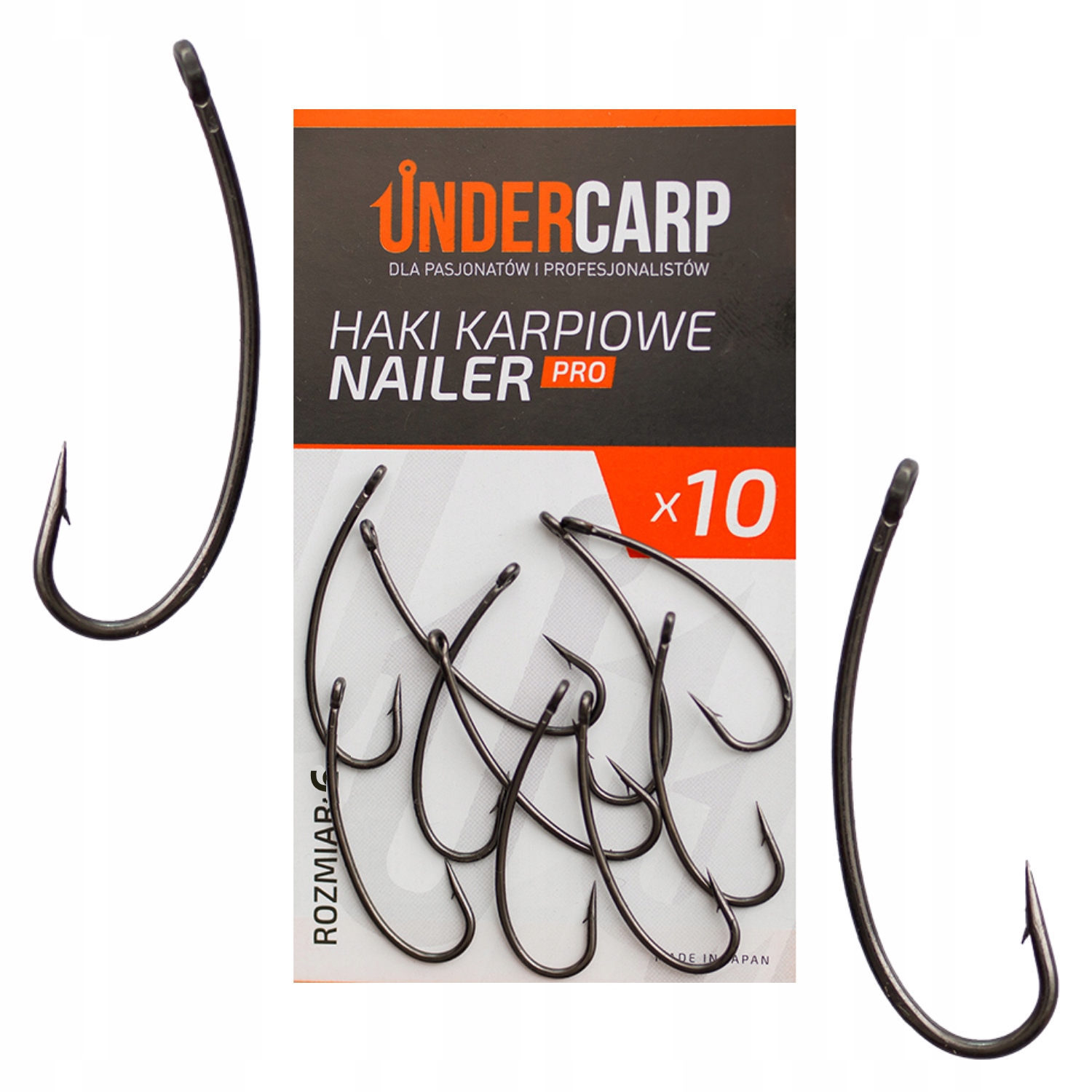 Haczyki Haki Karpiowe Pro Undercarp Nailer 6