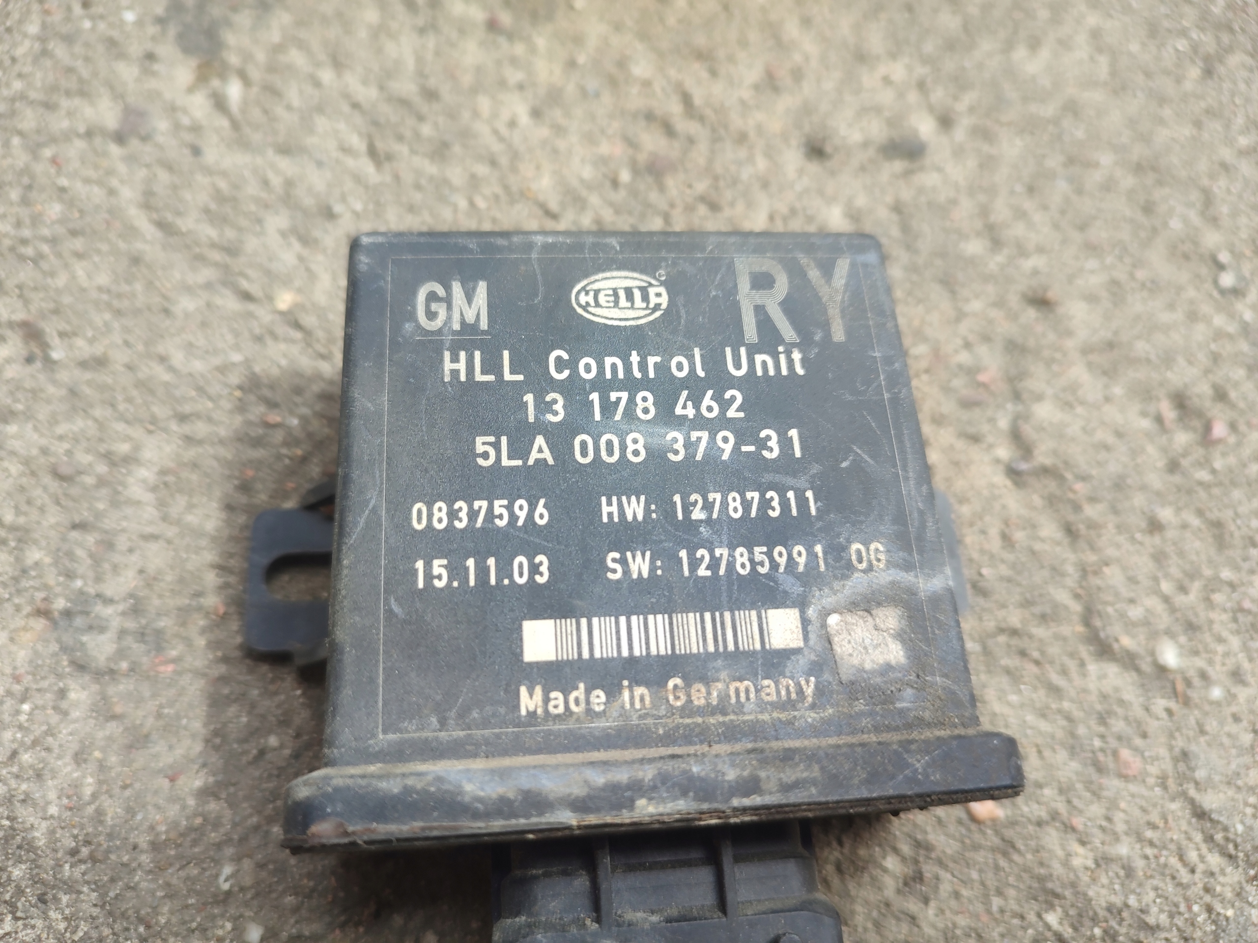 modulo luci OPEL SIGNUM 13178462