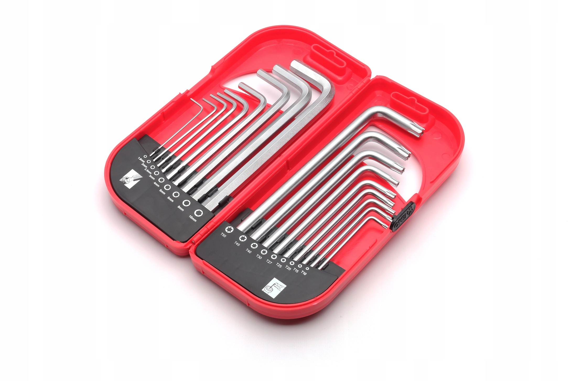 Klucze Torx I Hex Krótkie Zestaw 18 Sztuk WT-18-HKTOK Pro Fachmayer