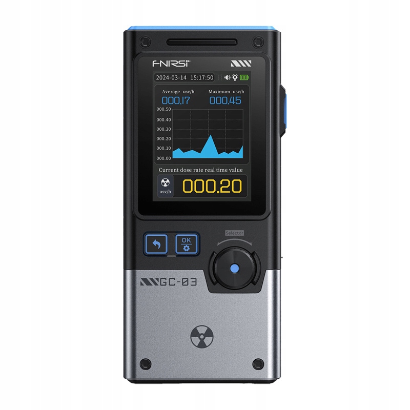 Fnirsi GC-03 Bk Multifunkční detektor ionizujícího záření
