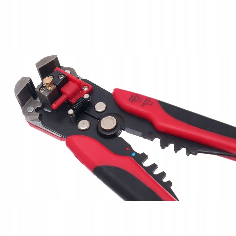 ŚCIĄGACZ IZOLACJI, ZACISKARKA KONEKTORÓW + MATRYCE Marka Kraft&Dele