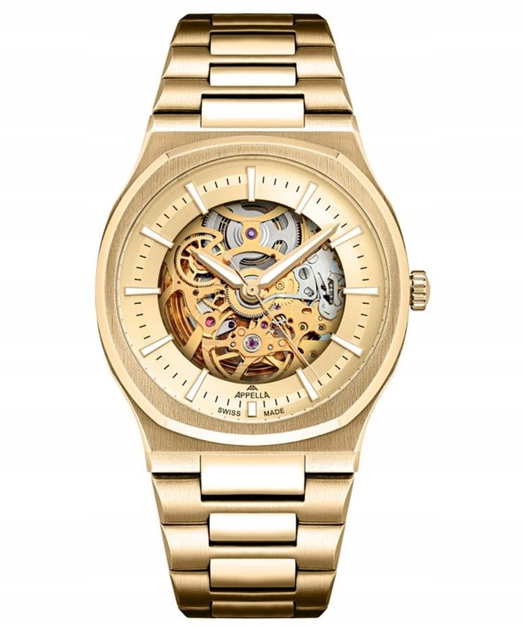 Pánské hodinky Appella Classic Skeleton Automatic