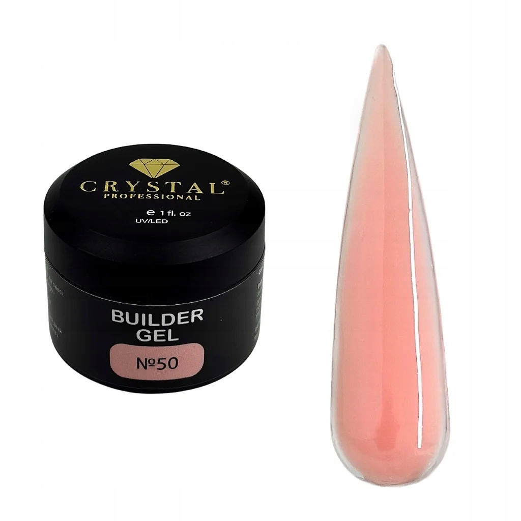 Stavební Gel na nehty #50 50 ml Crystal Professional