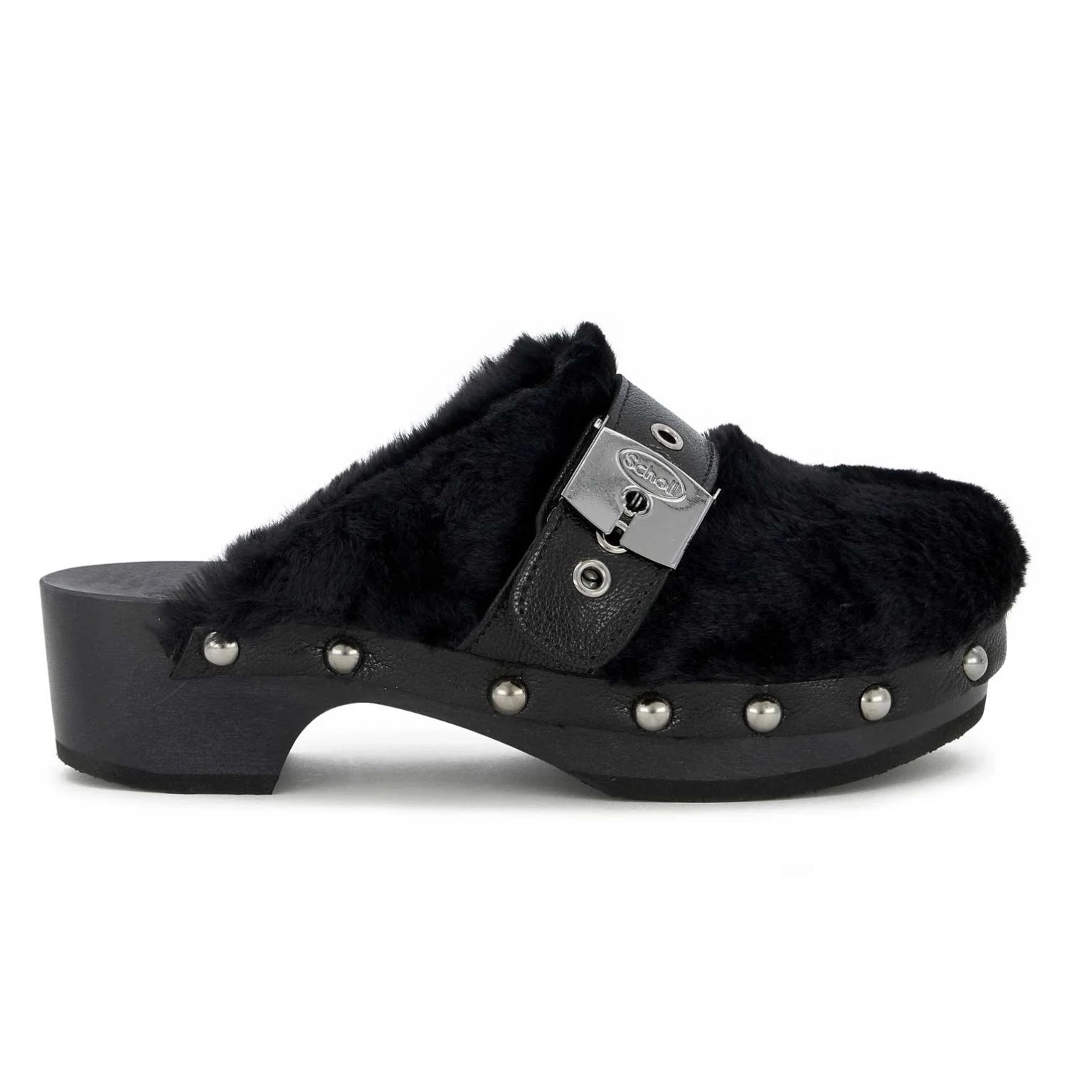 Nazouváky pantofle Scholl Pescura chodítka dřeváky pohodlné nazouvací černé vel. 41