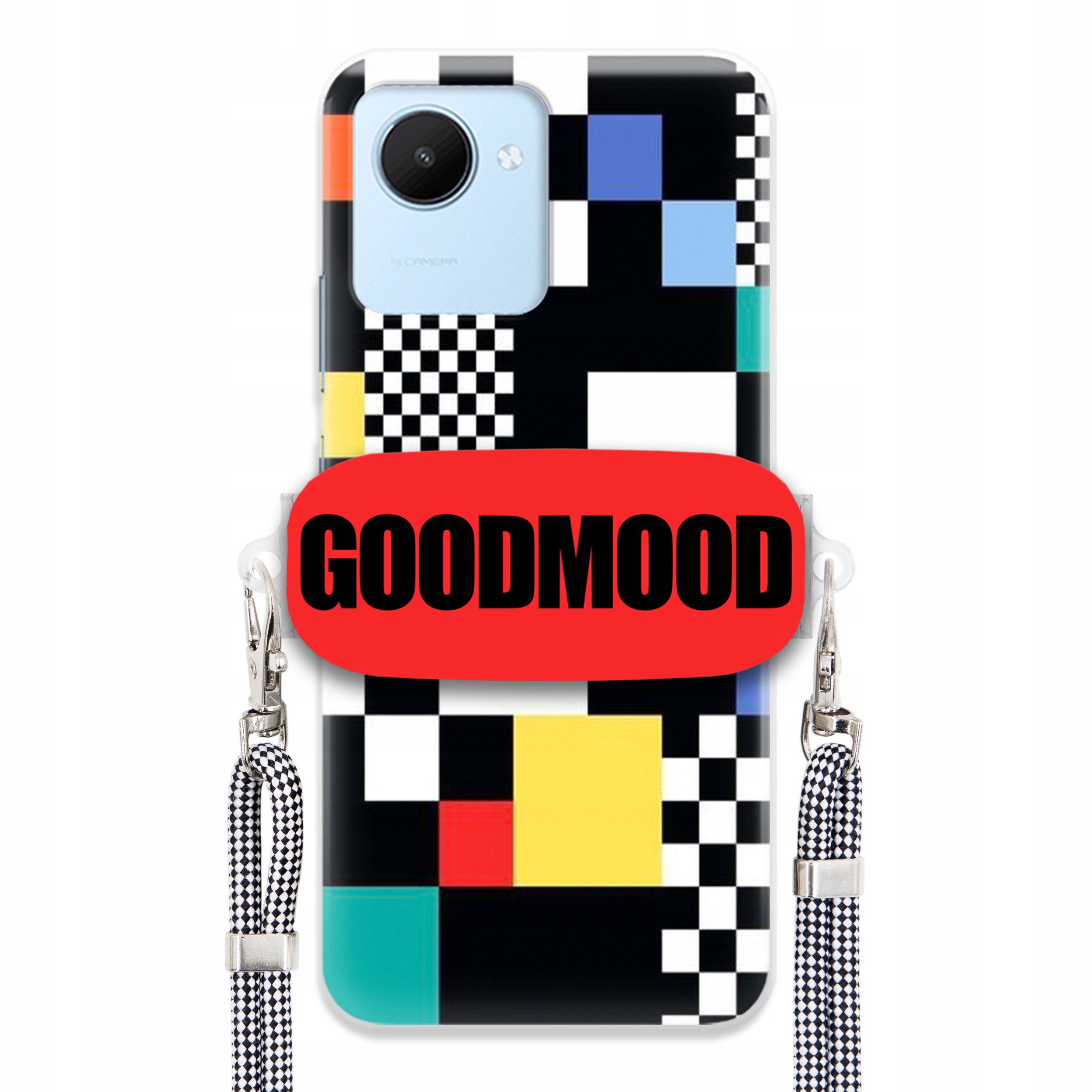 Pouzdro Pro Realme C30 Case Držák Na Vodítko Zebra Telefonu Pixelart Goodmood Vzory