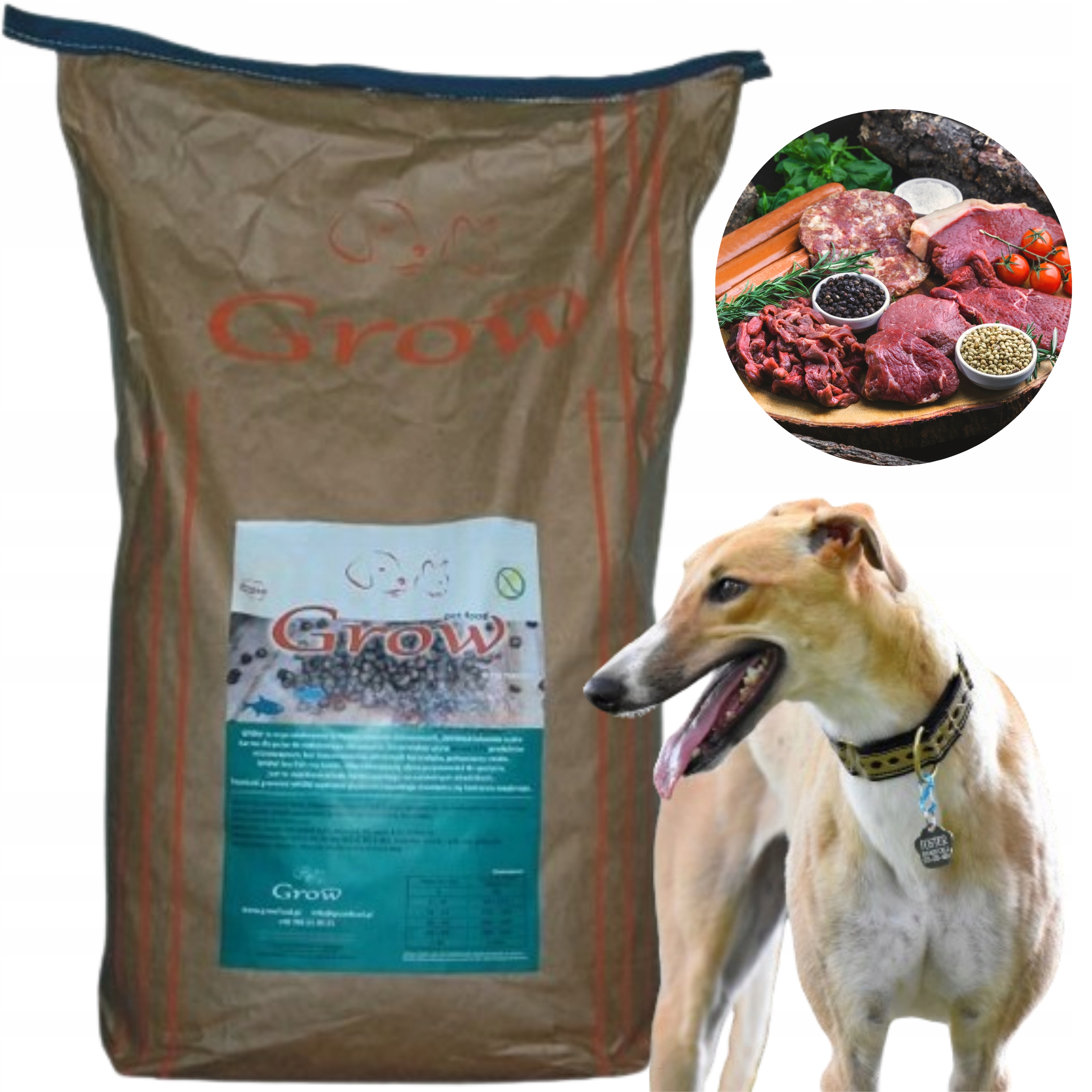 Levně Grow Kachna S Rybou Adult Suché Krmivo Suché Krmivo Pro Psa Dospělé Psy 14kg +dárek