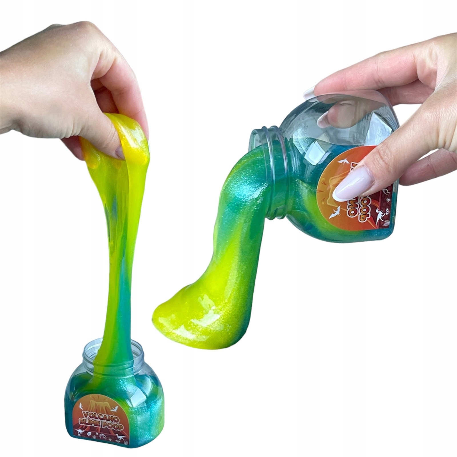 SLIME KOLOROWY GLUTEK MASA SENSORYCZNA ANTYSTRESOWA SLAJM MEGA ROZCIĄGLIWY EAN (GTIN) 41721505727311