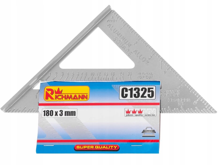 

Kątownik Stolarski Uniwersalny 180x3 Richmann