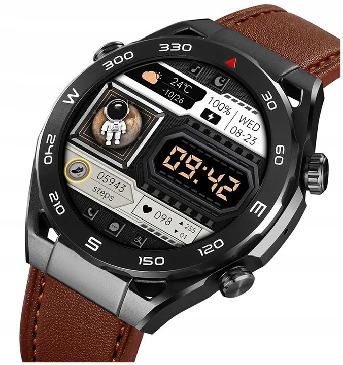 Pánske hodinky Smartwatch krokomer pulzomer mnoho funkcií