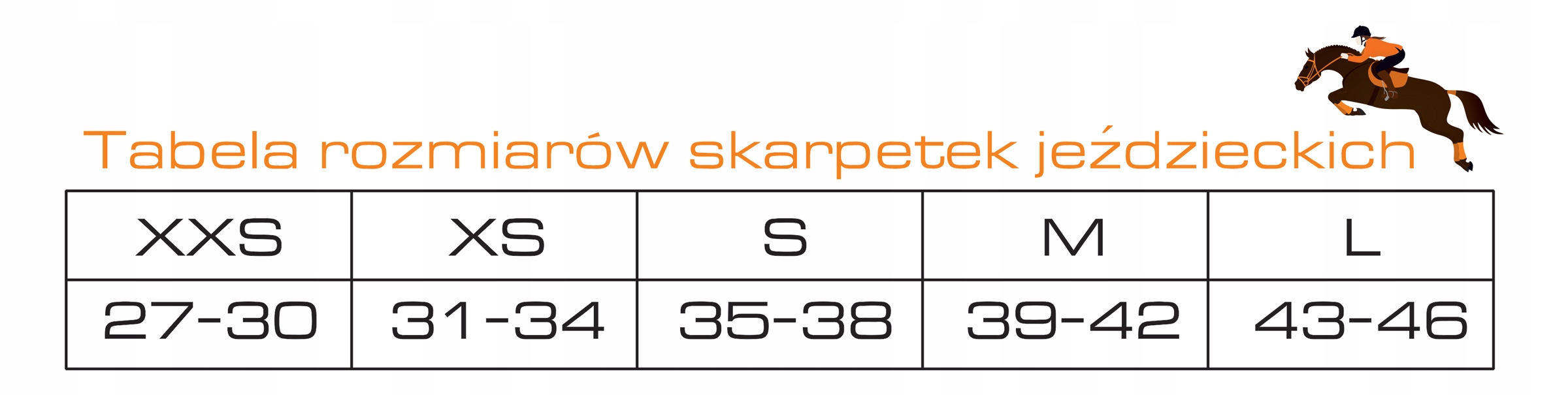 Przewiewne podkolanówki jeździeckie z mikrofibry Rozmiar 39-42