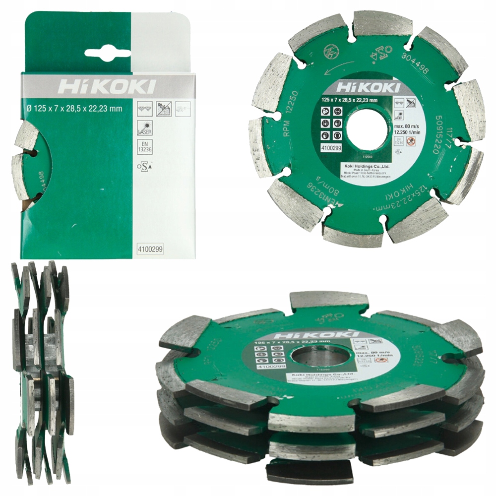 Hikoki kotouč pro brázdičku trojitý 125 mm fi 22,23 mm 4100299