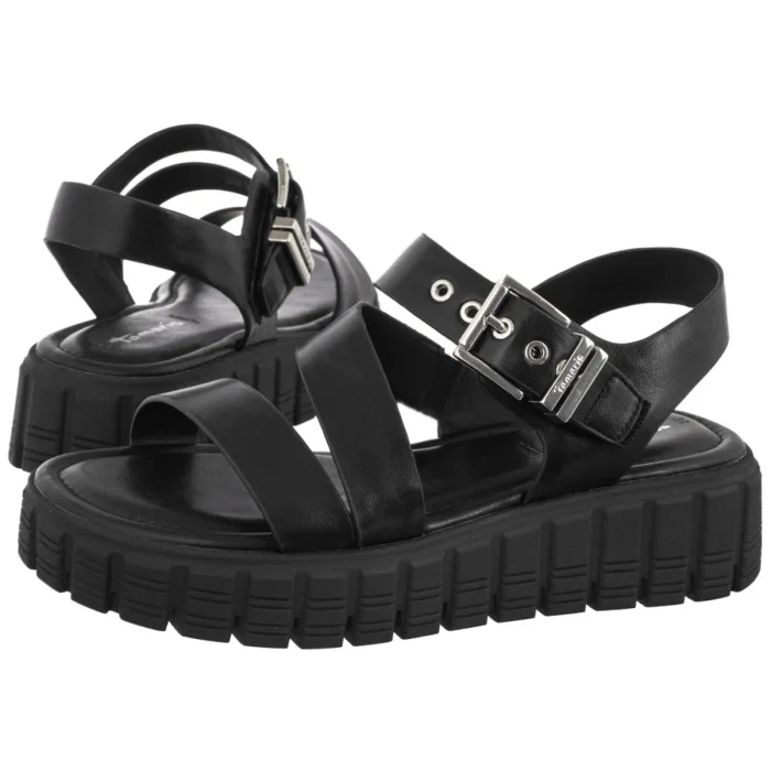 Dámské sandály Tamaris na léto 1-28233-46 001 BLack černé