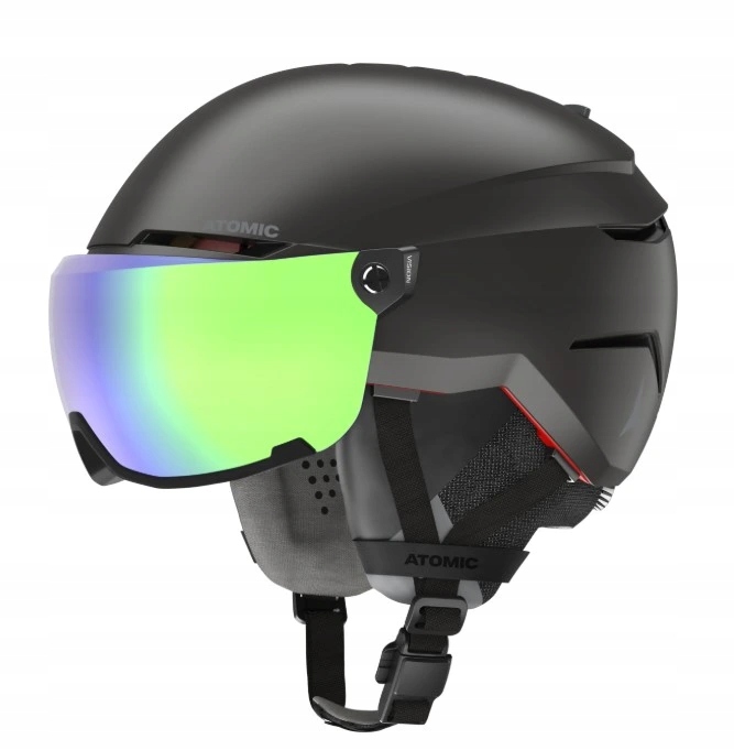 Lyžařská helma s Hd štítem Atomic Savor Amid Visor Hd Black