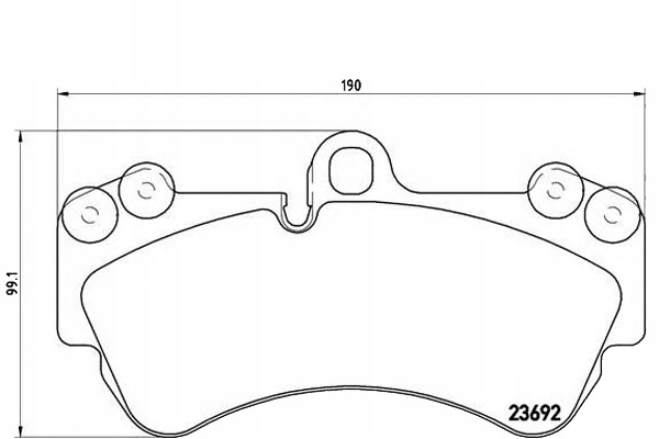 Brembo Brzdové Destičky Vw Touareg 02- Asistent řidiče #28