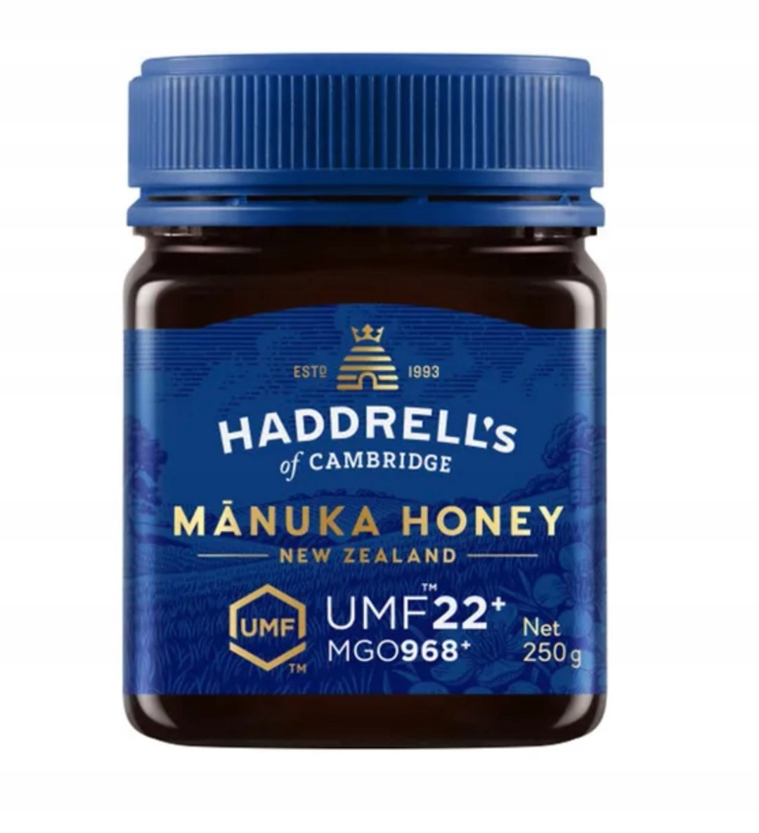 Levně Haddrell's Med Manuka UMF22+ MGO968+ 250 g