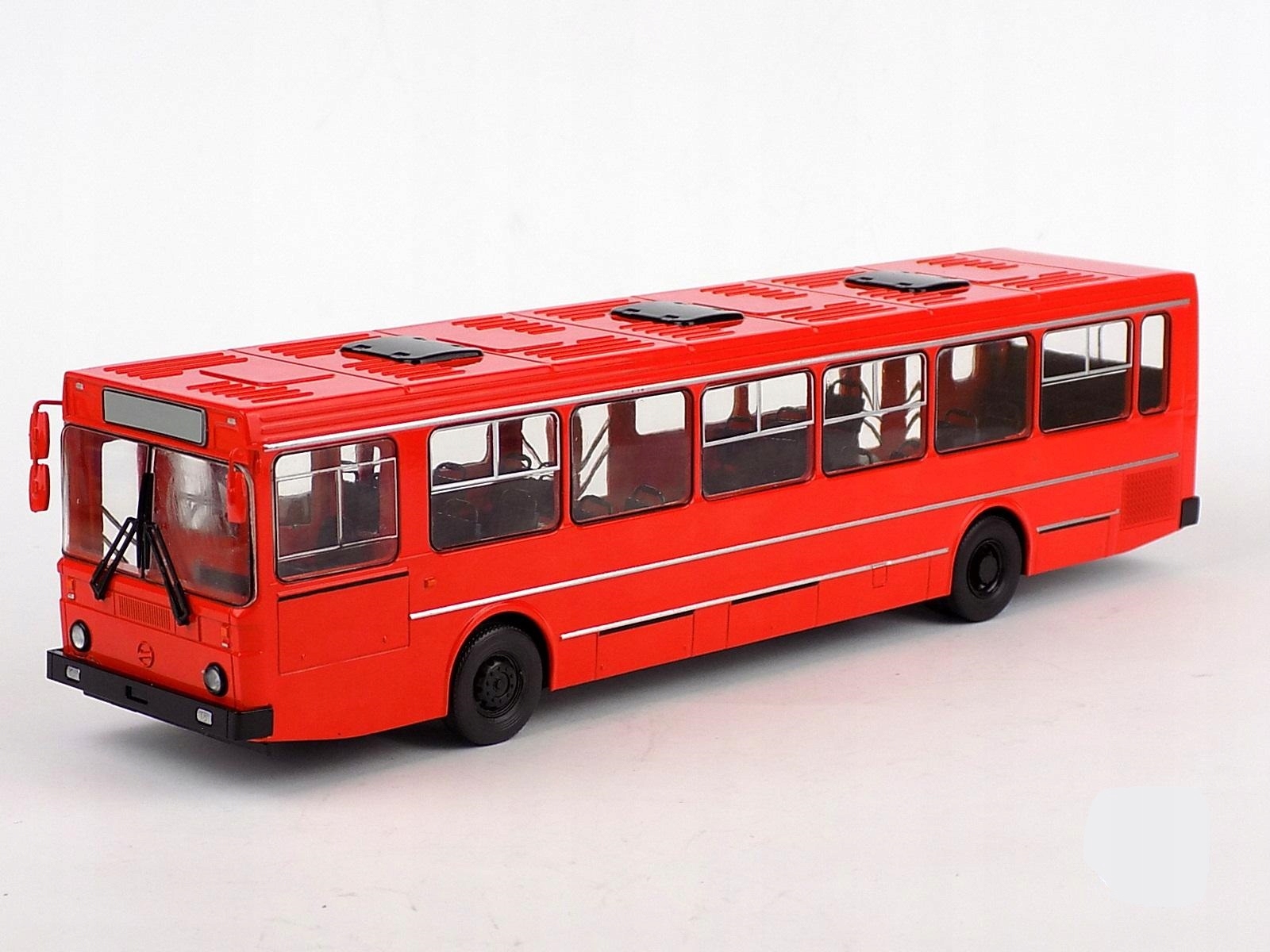 Liaz 5256 1989 Red Modimio 1:43 Autobus 1/43 #16 Model Blistr MDSBNo16