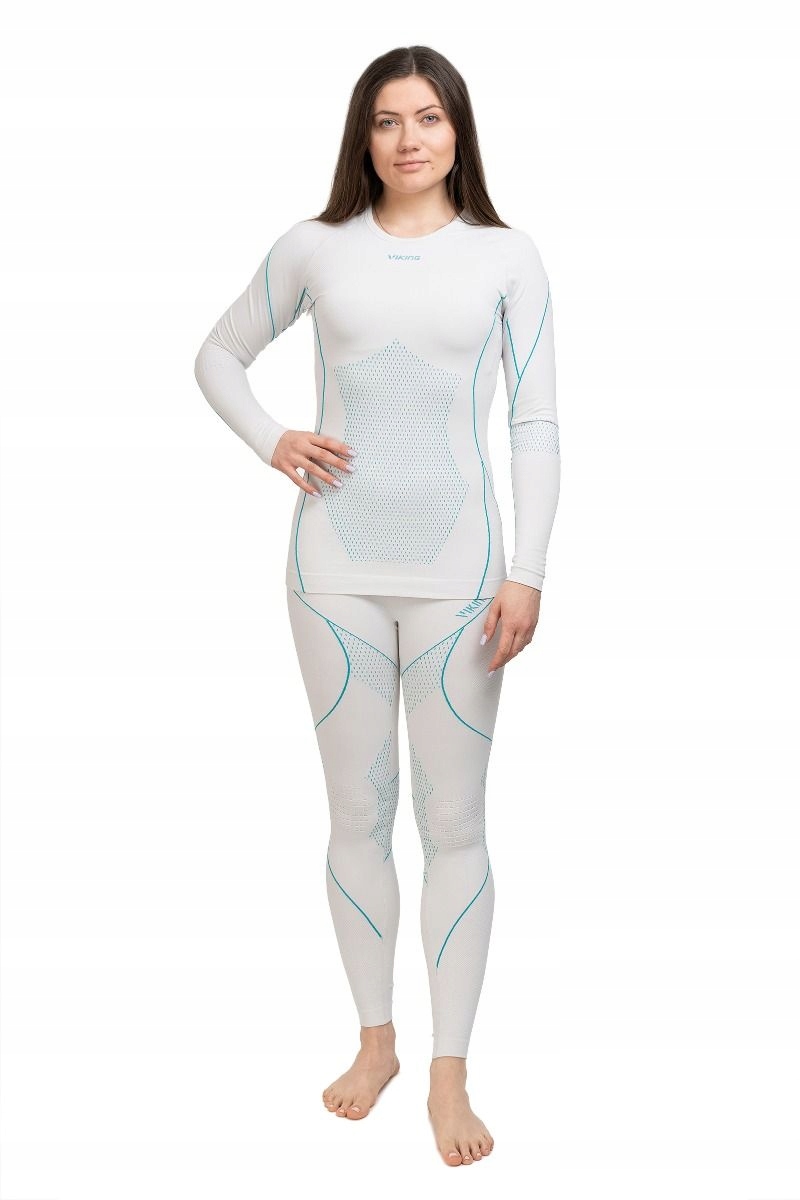 Viking Zestaw bielizny termoaktywnej damskiej Lotta Women srebrny l