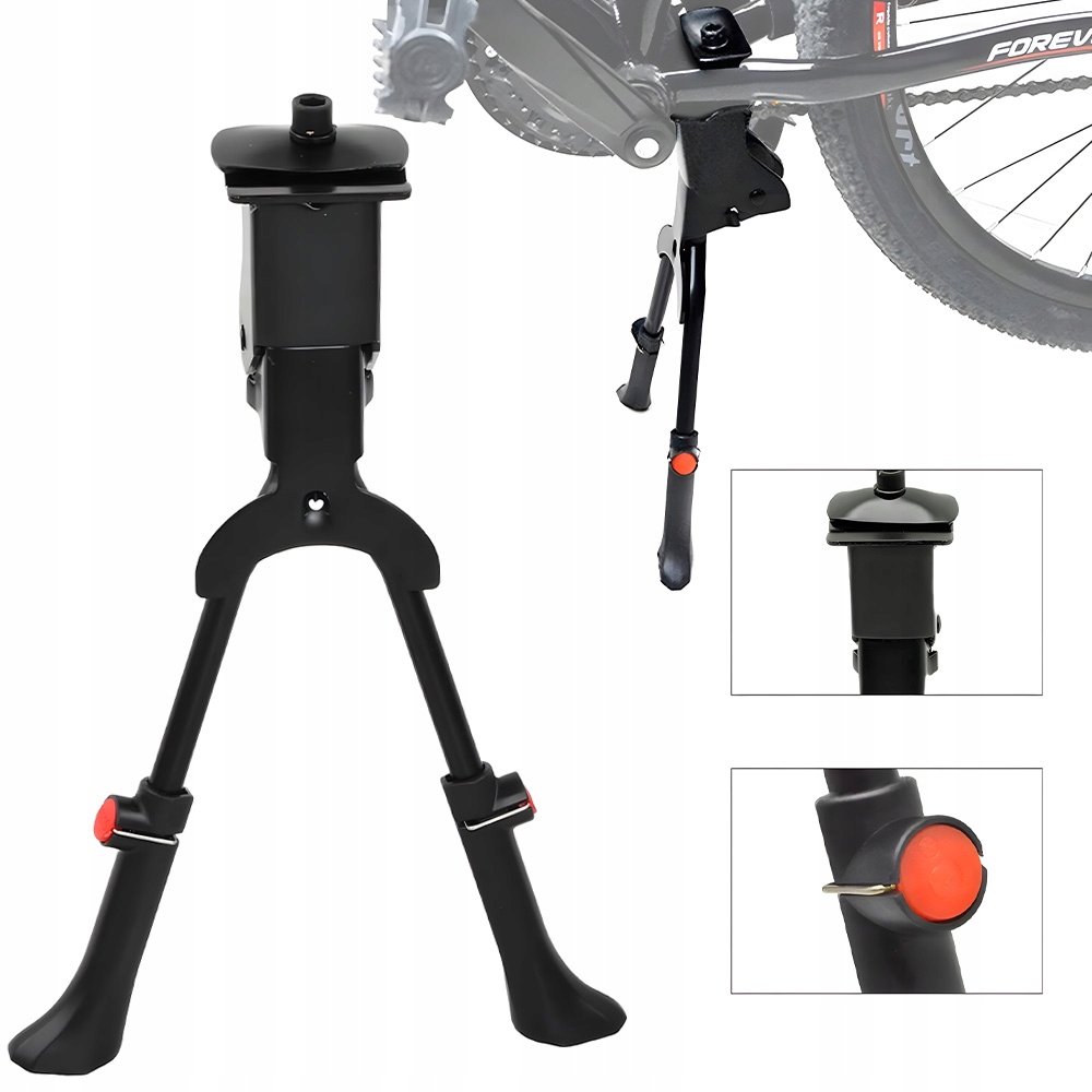 Nóżka Stopka Rowerowa Podpórka Roweru Regulowana 24-29" Centralna Stabilna