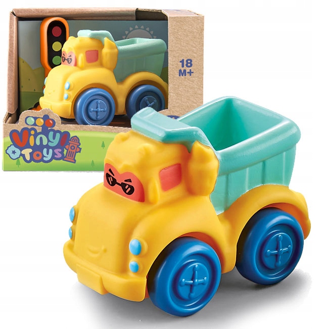 

Gumowe Autko Pojazd Dla Malucha Z Napędem 18M+