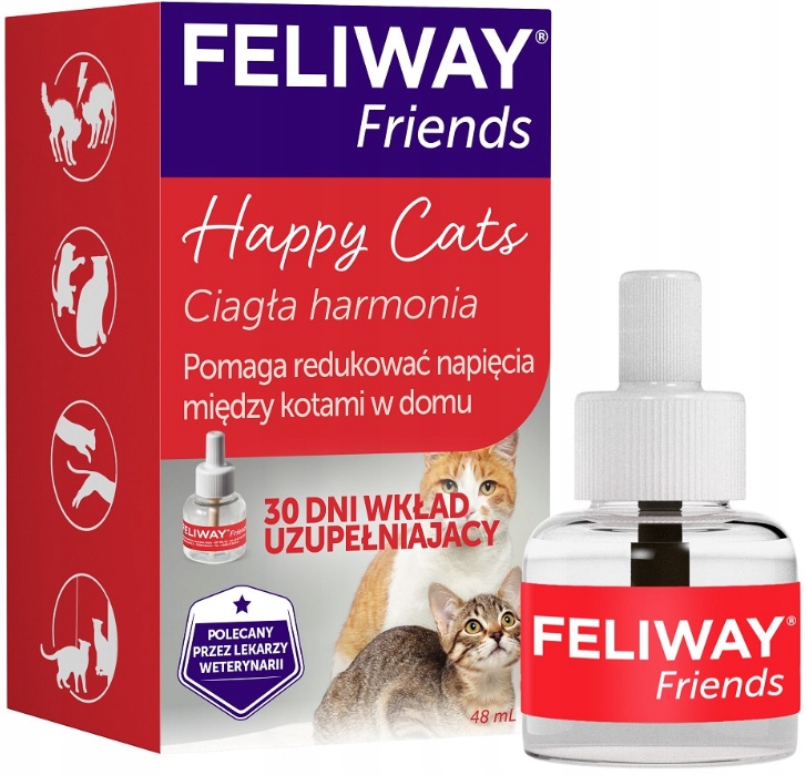 Levně Feliway Friends Feromonová náplň pro konflikty mezi kočkami 48 ml