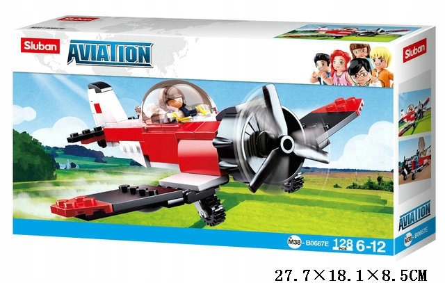 KLOCKI SLUBAN ŚMIGŁOWIEC HELIKOPTER CITY 128 El.