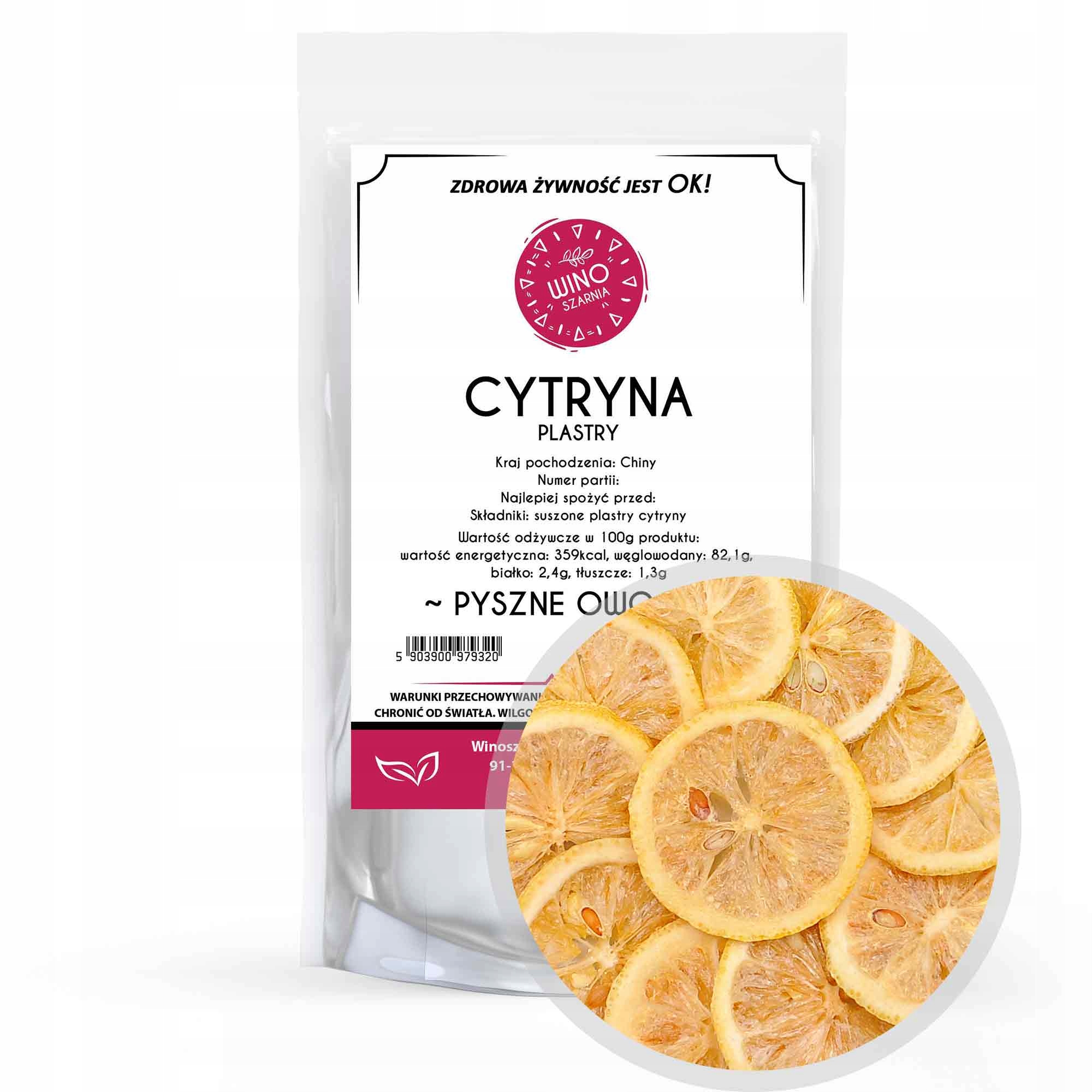 Citron lyofilizovaný plátky 1 kg Lyofilizované ovoce
