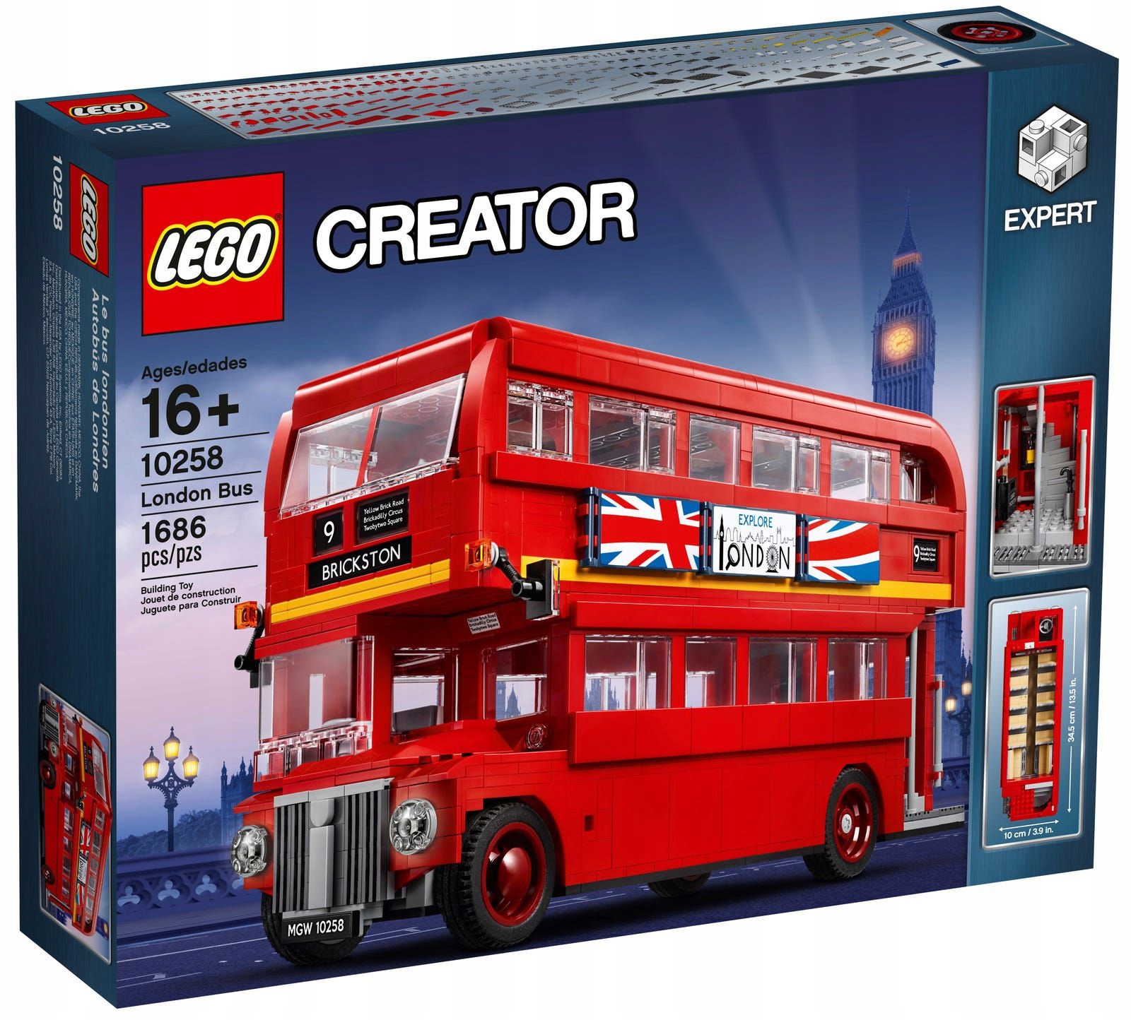 stavebnice Lego Creator Expert 10258 – Londýnský autobus