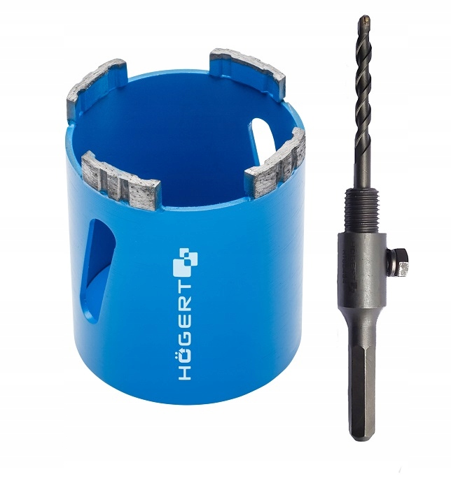 Hogert Otwornica Diamentowa 82mm HT6D478 Koronka Adapter Sds+