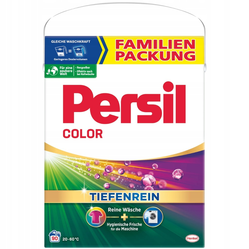 Levně Persil Color Deep Clean 4,95 kg 90 praní Prášek na barevné prádlo