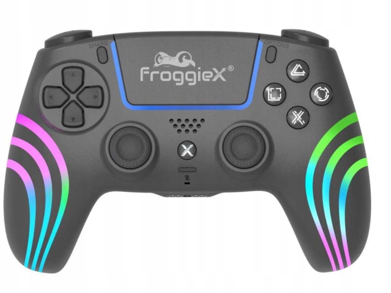 Kontroler bezprzewodowy Froggiex FX-P5-GP1-B Rgb Czarny