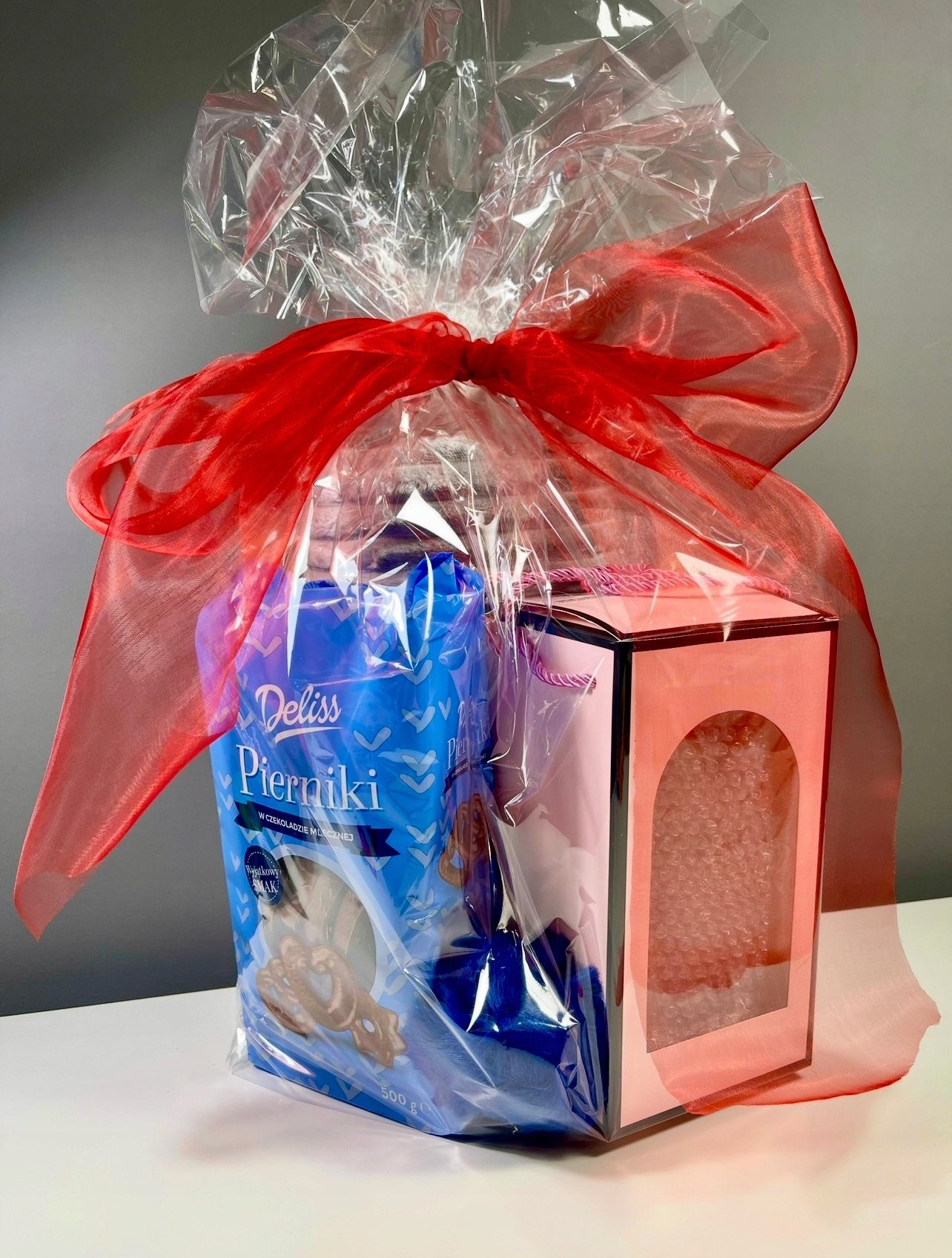 Levně Dárkový koš, dárková sada, dárek, Valentýn Deka růže.