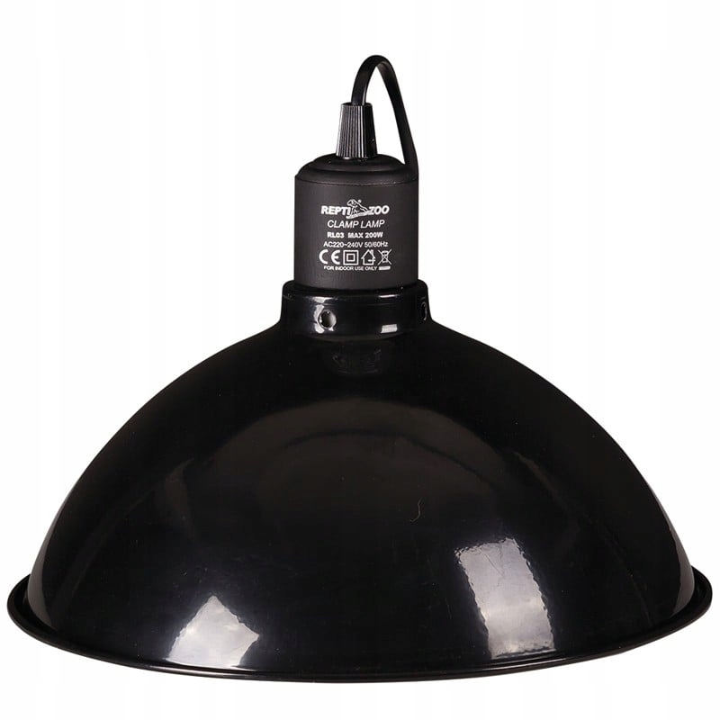 Oprawka Do Żarówki Grzewczej Do 200W Lampa Klosz Metalowy Do Terrarium